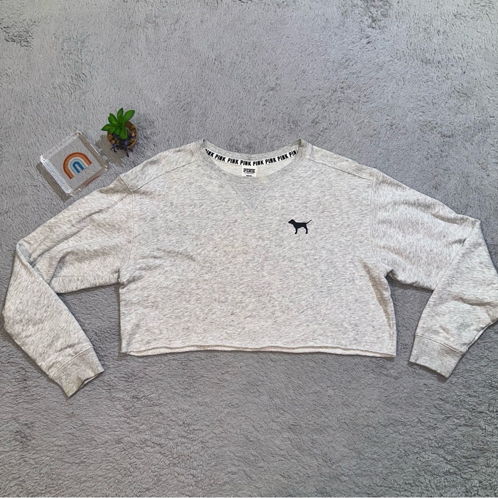 PINK Victoria's Secret Heather Gray Sweatshirt
